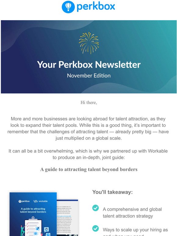 [November Edition] Your Perkbox Newsletter