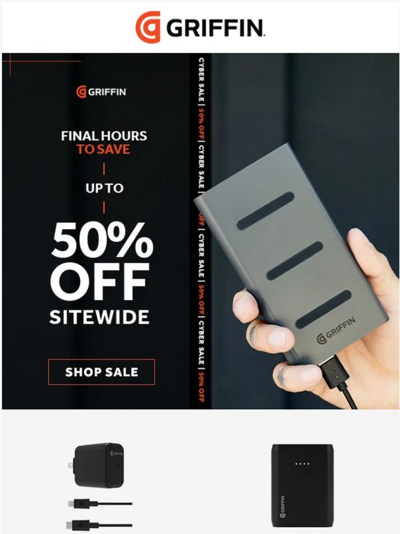 Final Hours to Save Up to 50% Off Sitewide