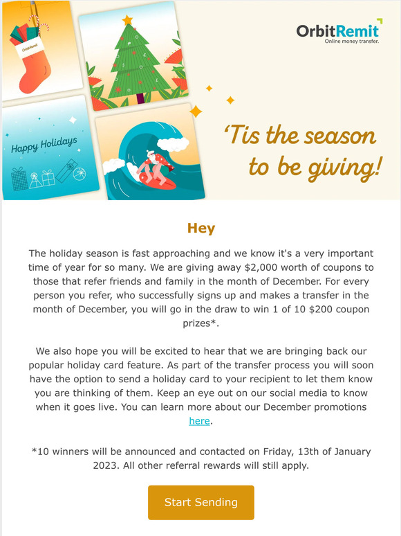 We've got a special treat for you this holiday season