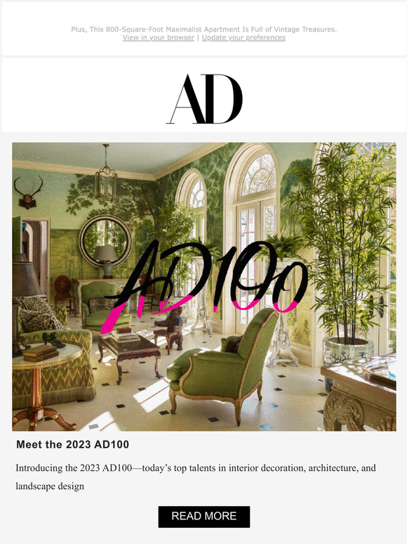 Architectural Digest: AD100 2023: The Top Design and Architecture ...