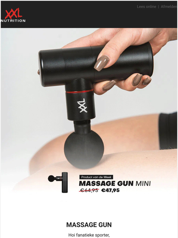 Voorkom blessures met een massage gun 🔫