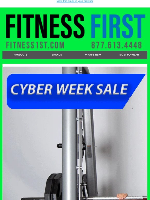 Cyber Week Sale Starts Now