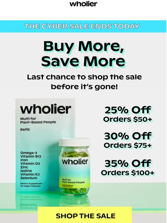 Last Day to Shop the (Healthy) Cyber Sale