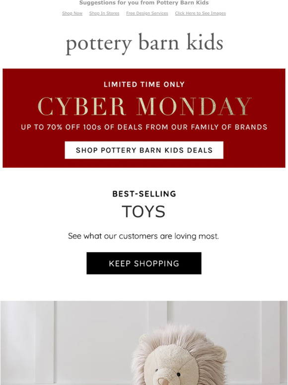Pottery Barn Kids Calling your name Toys... (+ Our BIGGEST Sale of