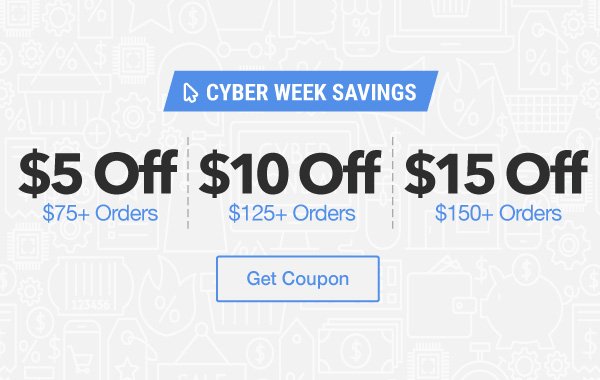 $5 Off $75, $10 Off $125, or $15 Off $150 Orders