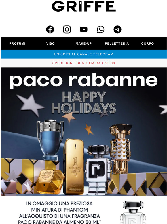 Paco Rabanne ti regala una preziosa miniatura di PHANTOM🎁