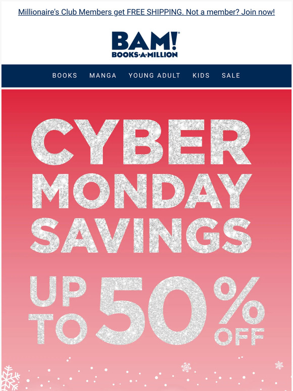 BOOKSAMILLION.COM: EARLY BLACK FRIDAY DEALS! | Milled