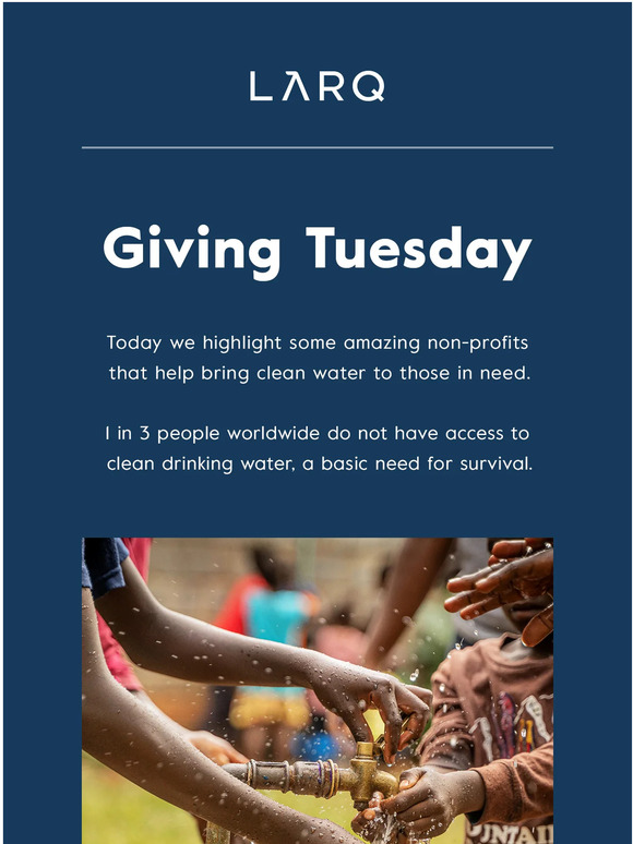 Give back this Giving Tuesday 🙏