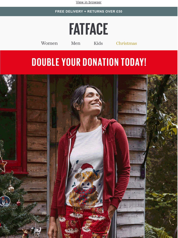 Fat Face UK FatFace X Shelter Collection Milled