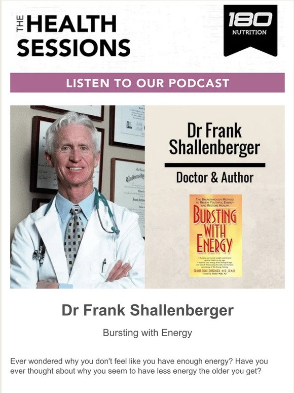 How to Increase Energy Levels with Dr Frank Shallenberger