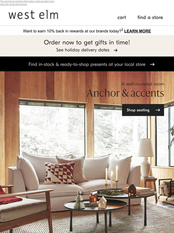 west elm Style checklist Design a cozy retreat Milled