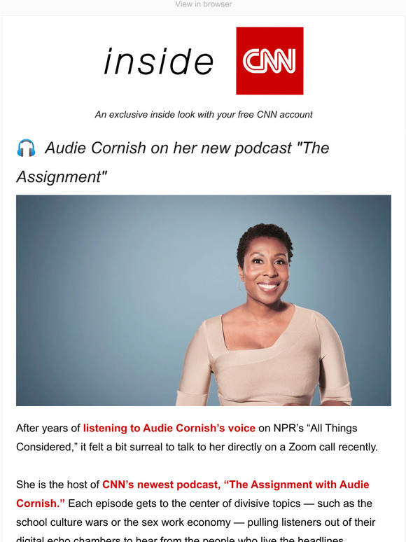 For Her: CNN’s Audie Cornish on moving from radio to TV and podcasts ...