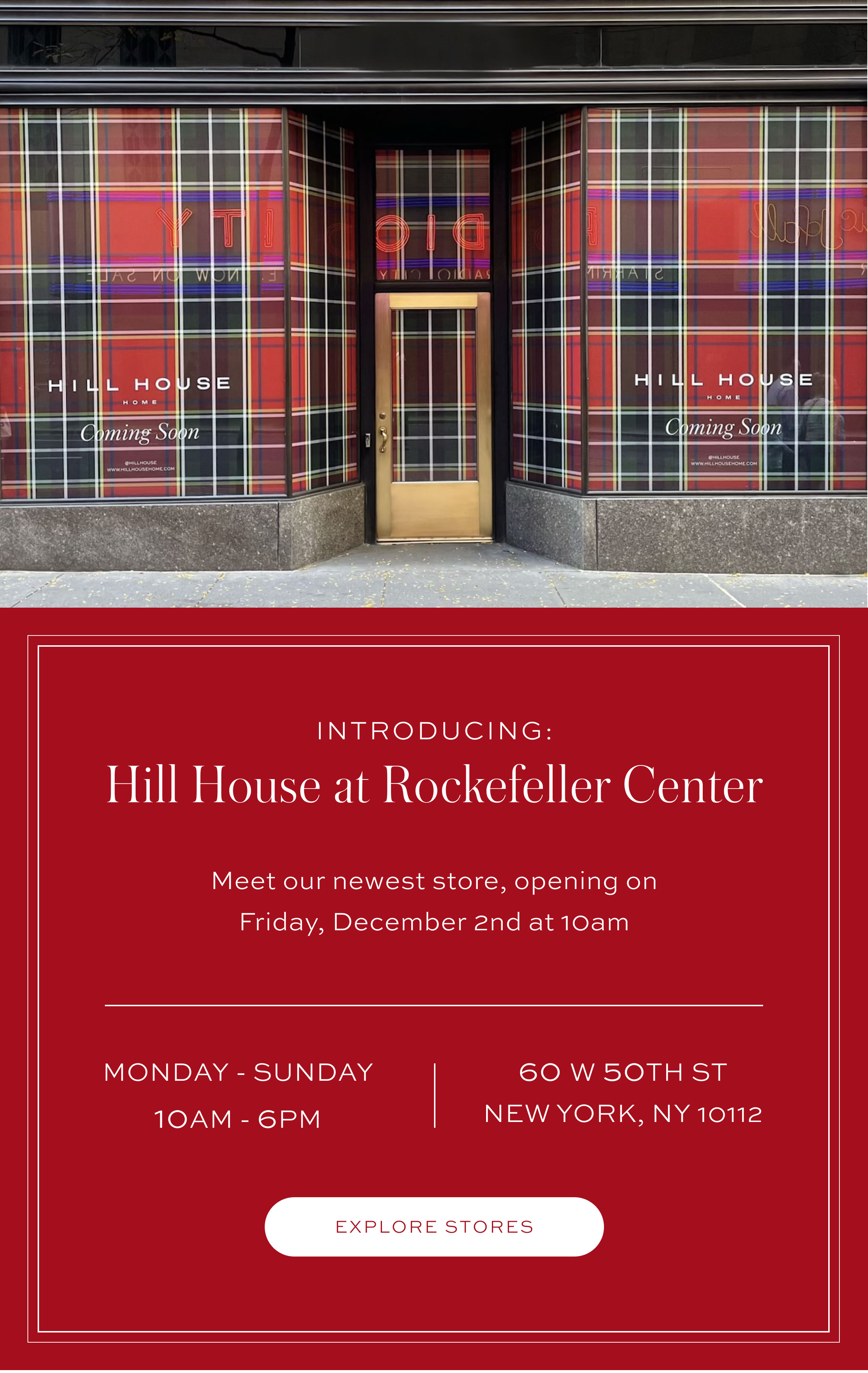 Hill House Home Introducing Hill House at Rockefeller Center Milled