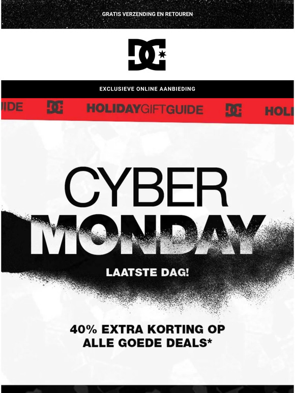 DC Shoes NL: Je Hebt Nog Maar Een Paar Uur Om Van Cyber Monday Te ...