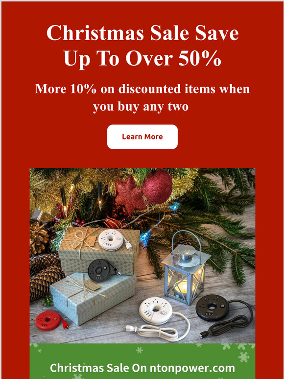 Save Up To Over 50% At Ntonpower Christmas Sale