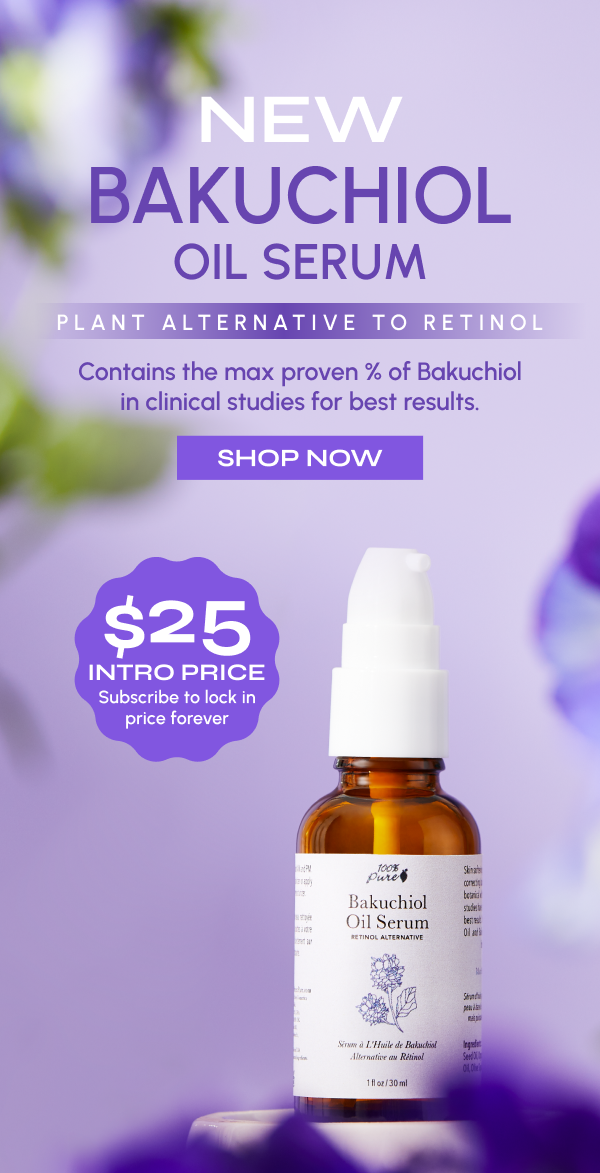 100 Percent Pure NEW BAKUCHIOL OIL SERUM max concentration! Milled