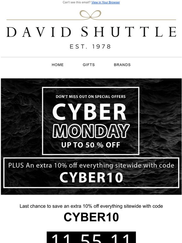 Extra 10% off everything sitewide! ENDS TONIGHT