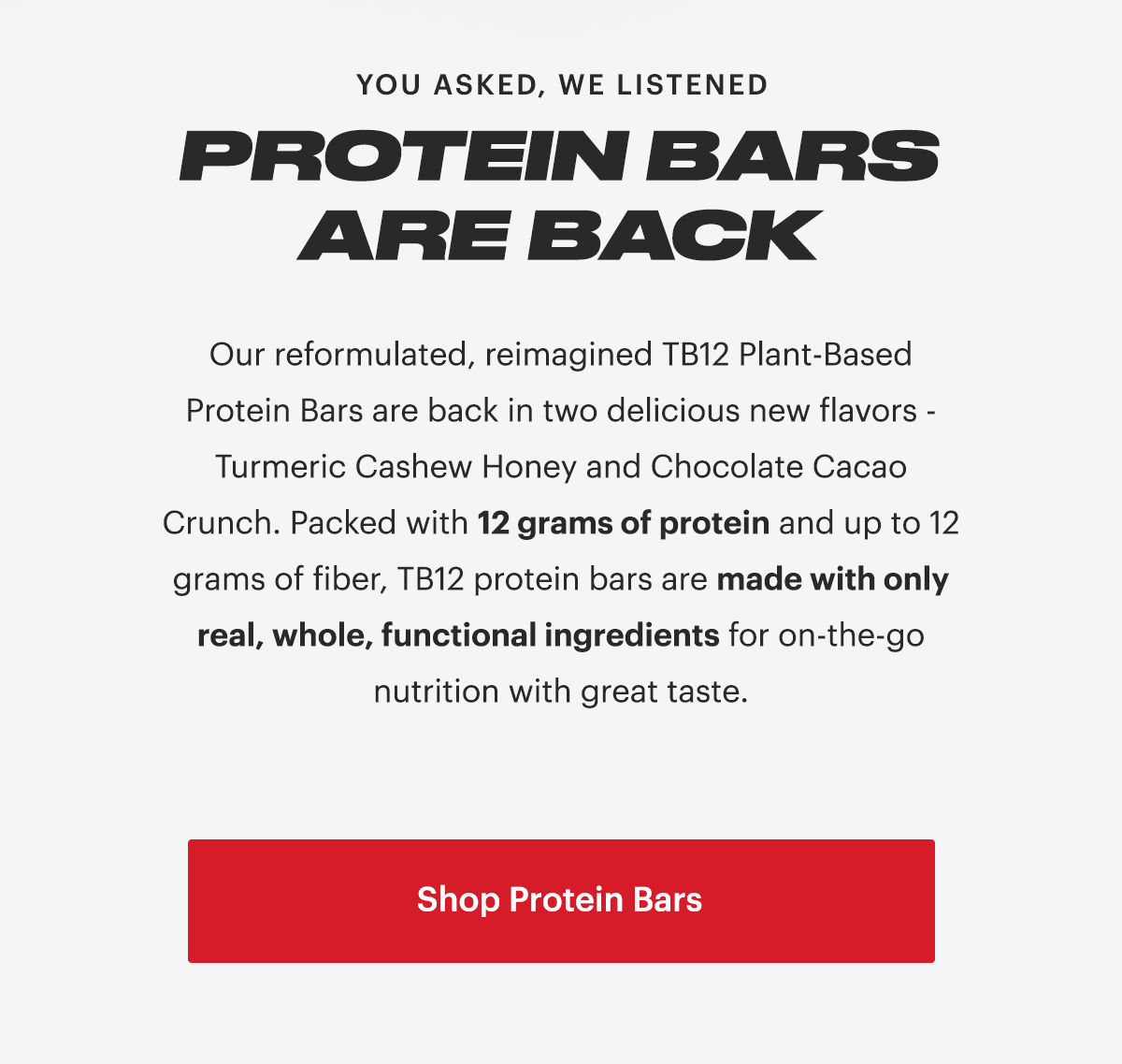 TB12 PROTEIN BARS ARE BACK 🍫 New PlantBased Protein Bar Flavors Now