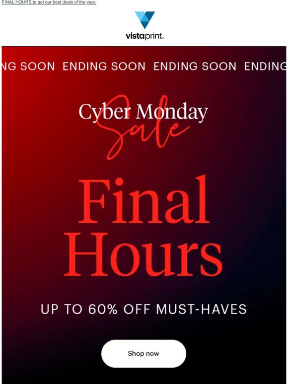 ★Last call on the Cyber Monday Sale★ Up to 60% off must-haves