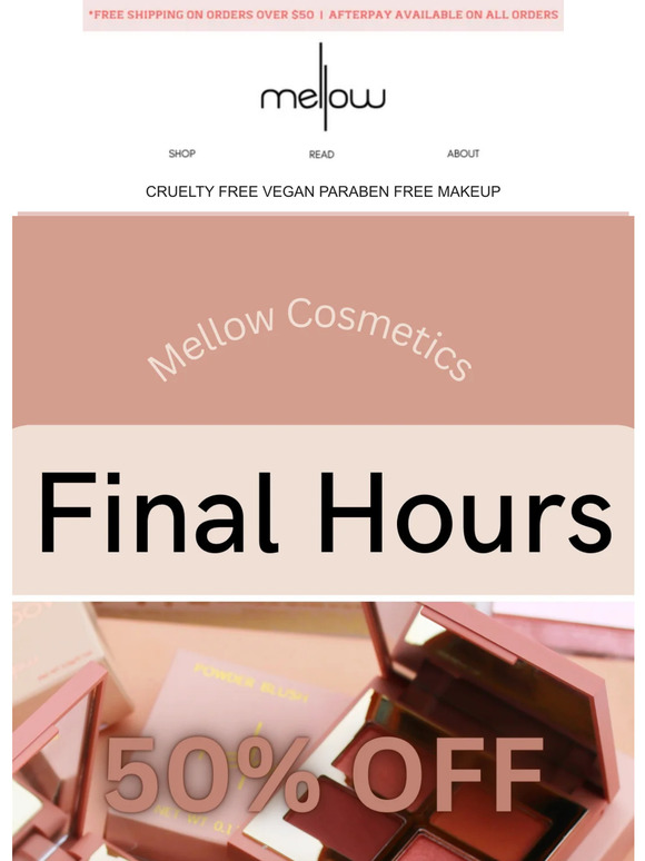 BLACK FRIDAY SALE ENDS TODAY! 50% OFF Final Call!