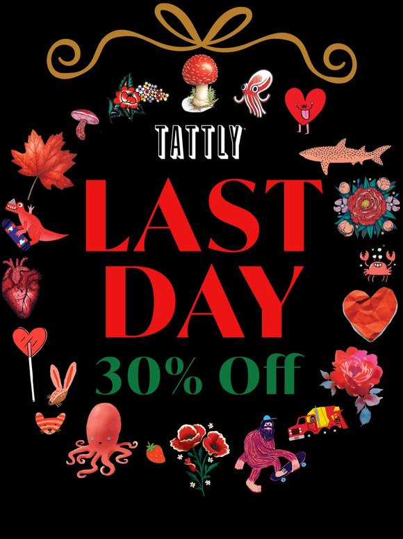 Tattly's Sale Ends Tomorrow!