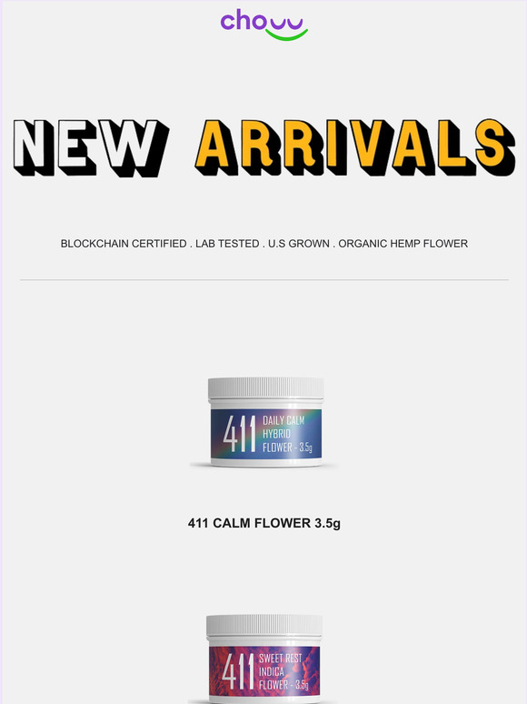 New Arrivals, Back In Stock
