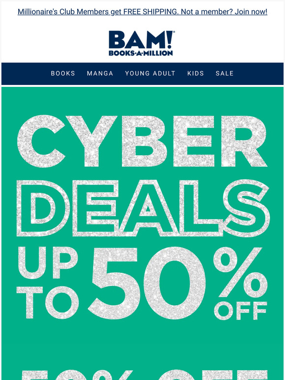 BOOKSAMILLION.COM: EARLY BLACK FRIDAY DEALS! | Milled