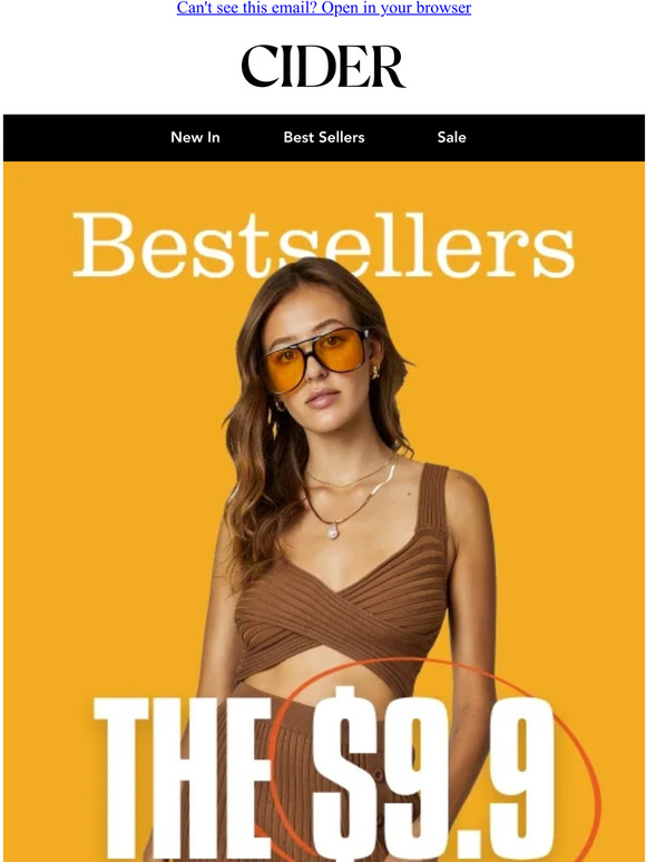 Cider Email Newsletters Shop Sales, Discounts, and Coupon Codes