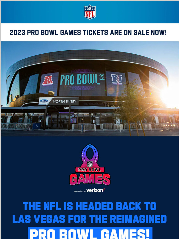 Tickets are on sale now for the re-imagined 2023 Pro Bowl Games