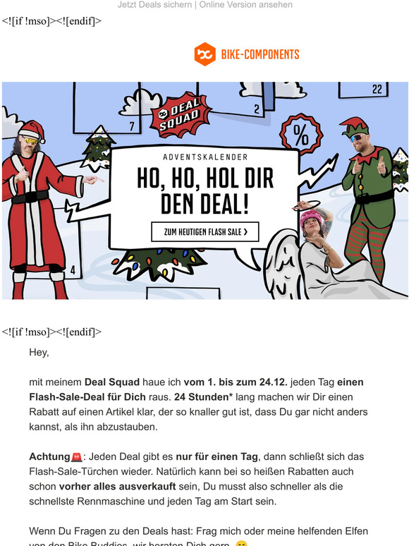 🔥 Advent, Advent, der Flash-Sale brennt ›