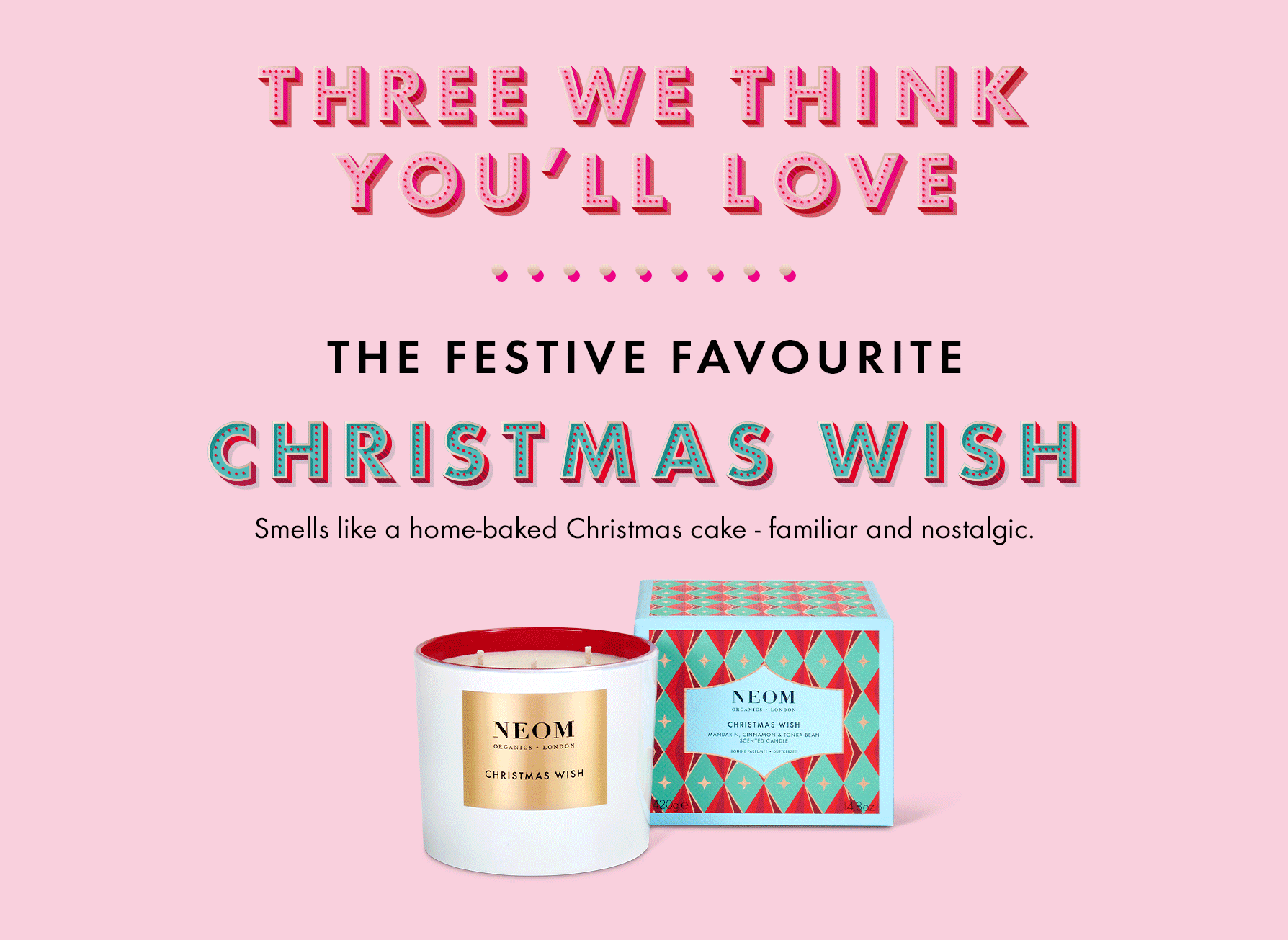 NEOM Organics PSA! 3 FOR 2 ON ALL 3 WICK CANDLES Milled
