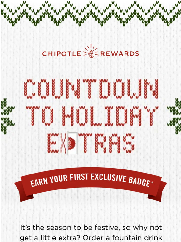 Chipotle We’re feeling Extra this holiday season ☃️🎁🌟 Milled