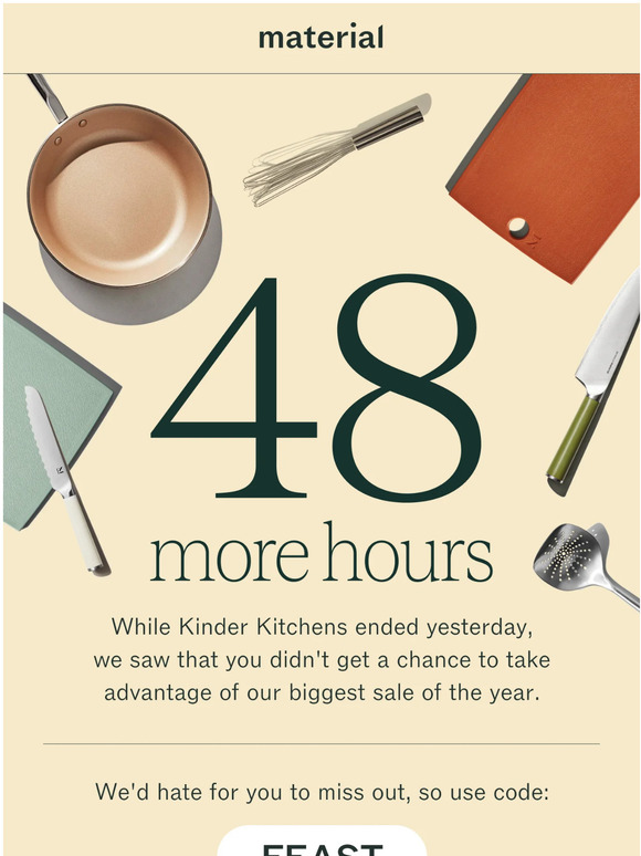 We couldn't let you miss the sale.