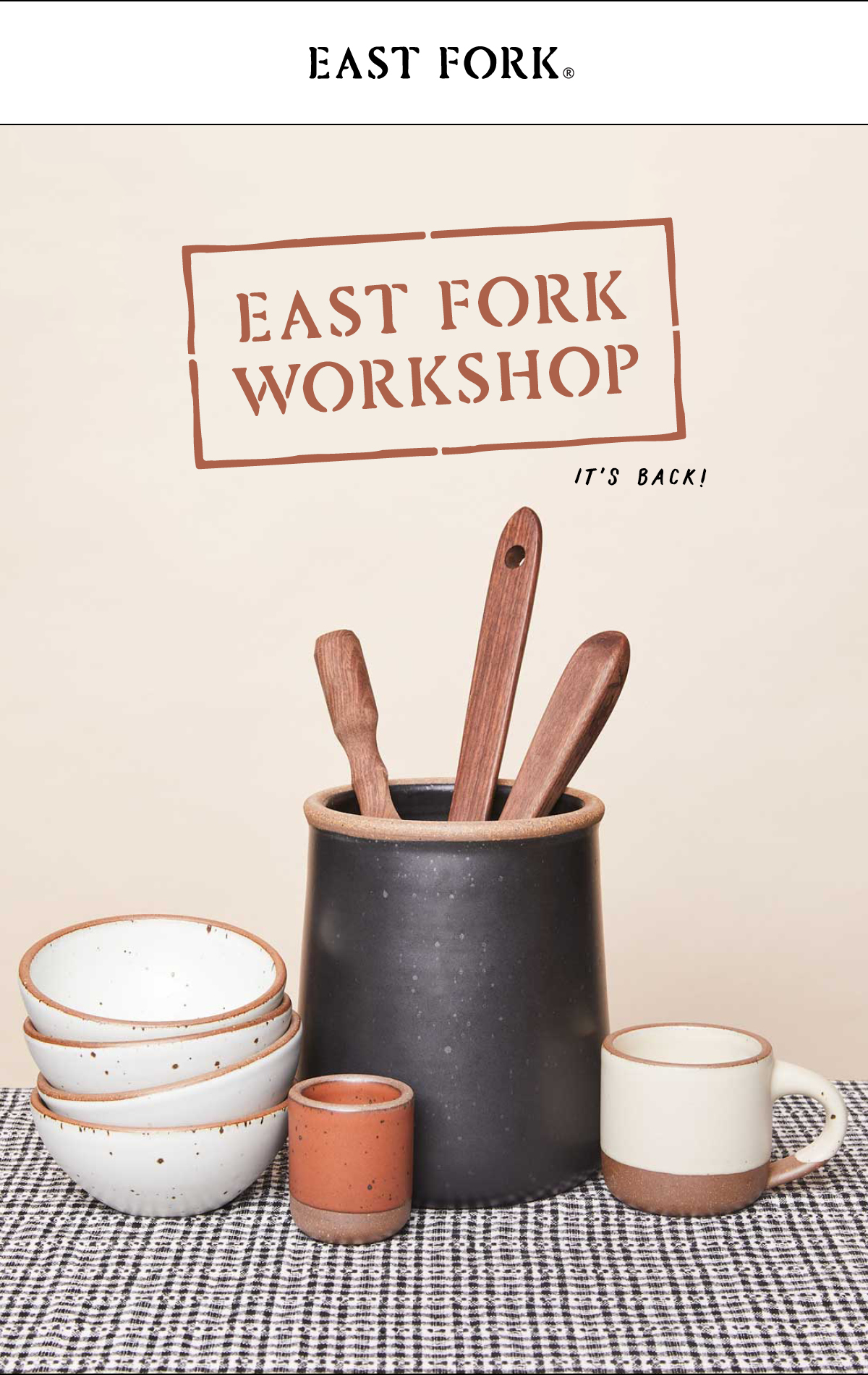 Great Jones Just Launched Utensils with an East Fork Pottery Spoon Rest