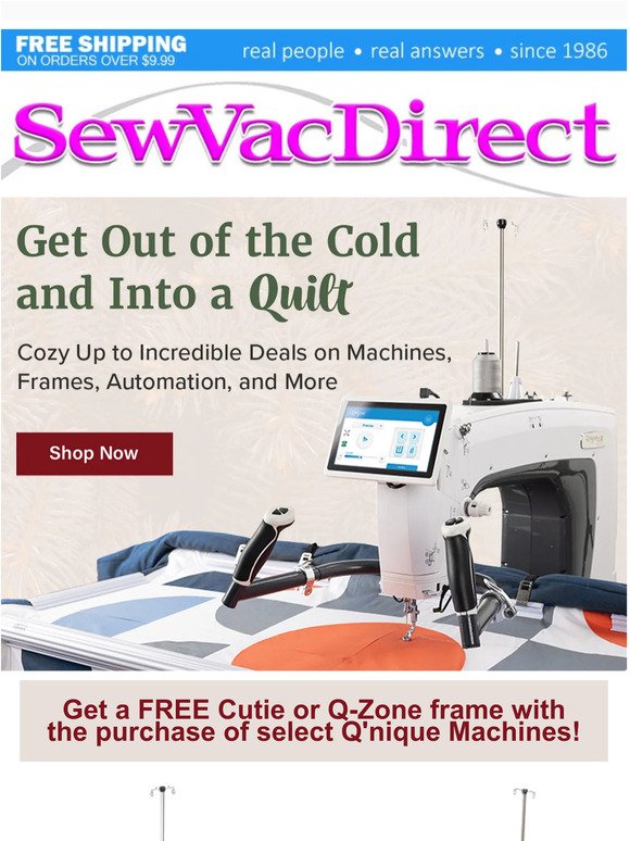 Get Out of the Cold & Into a Quilt