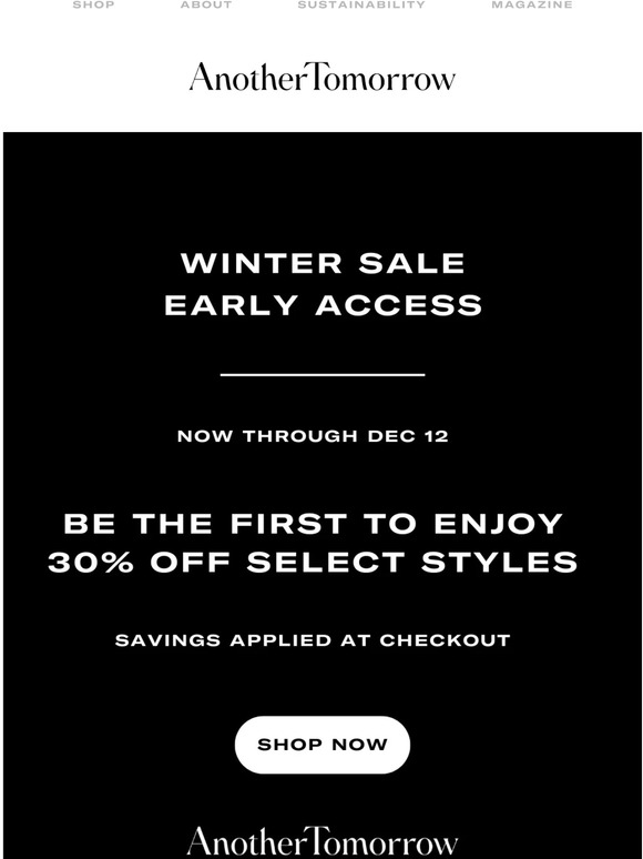 Winter Sale - Early Access
