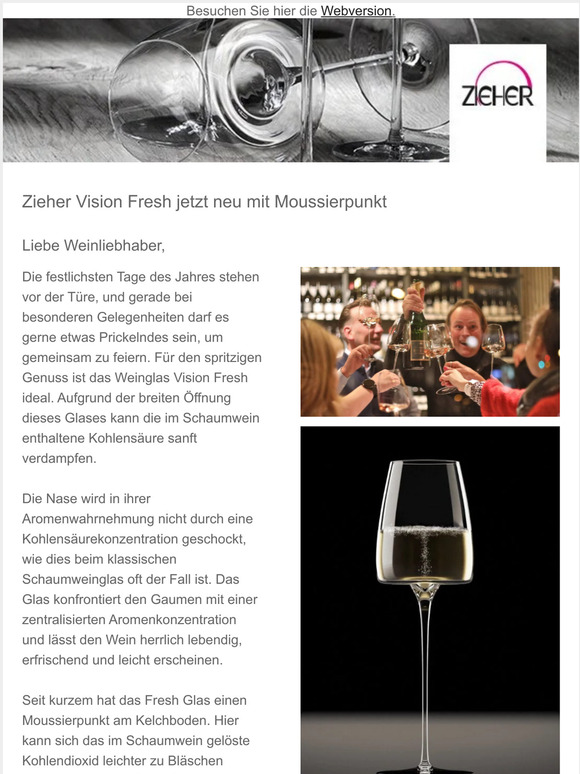 Stilvoll feiern - das perfekte Glas für prickelnden Genuss!