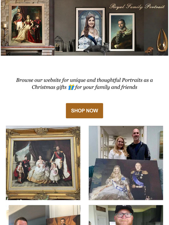 Get Christmas portraits 🎅 for your friends and family