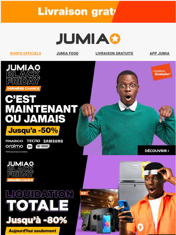 jumia ivory coast Ta dernière chance c'est maintenant ! Profitez