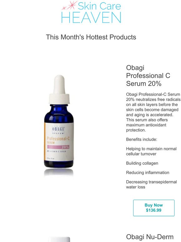 Obagi Professional C Serum 20% and more products you're sure to love