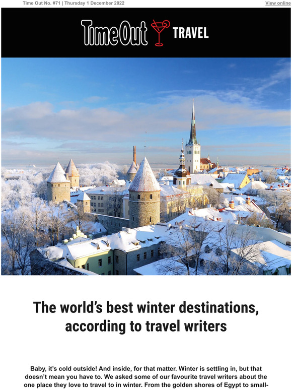 Spectacular winter destinations ⛄️