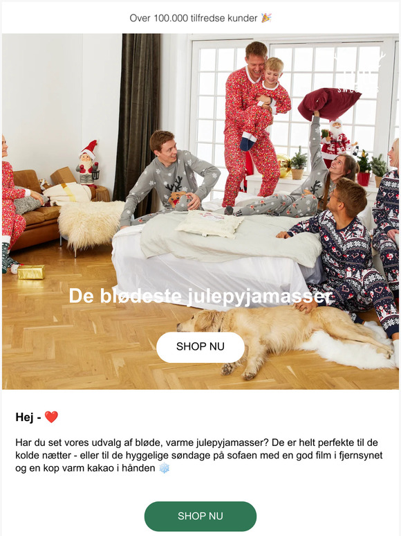 Find din næste julepyjamas 🎄
