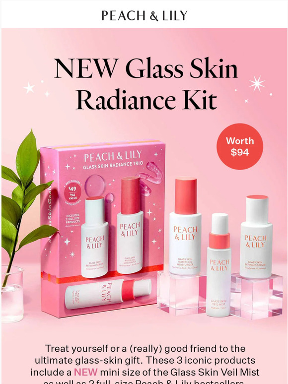Peach and Lily New drop alert! 3 bestsellers in 1 limited edition kit