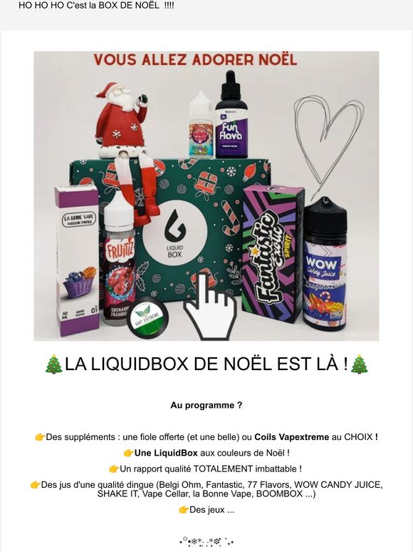 🎅🏻 LiquidBox de Noël ... cadeaux en pagaille ! 