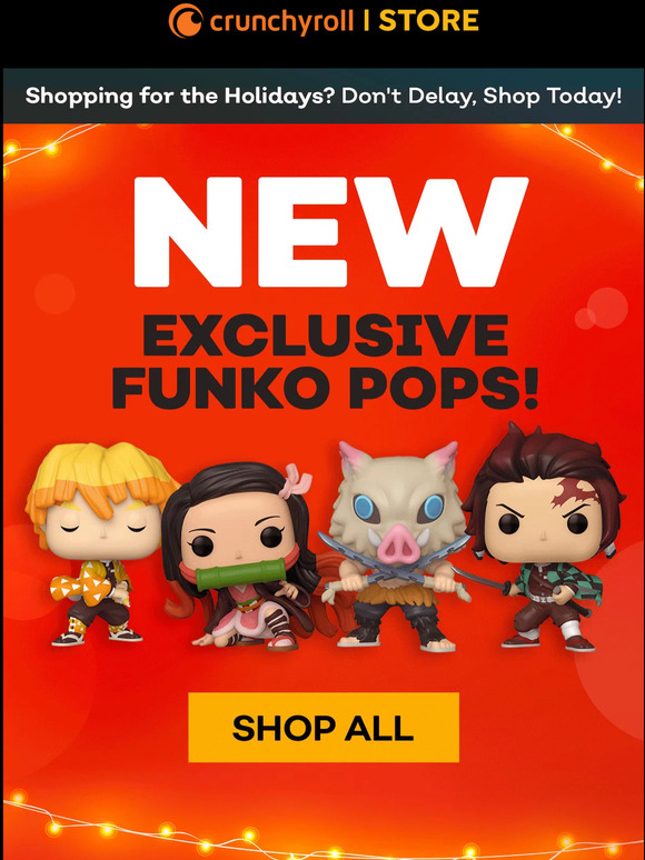 Crunchyroll Store JUST RELEASED! Exclusive Funko POPS! Milled