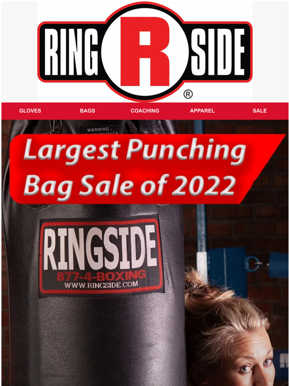 Ringside Boxing: Largest Punching Bag Sale of 2022 | Milled