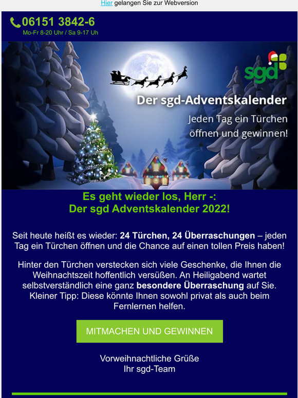 sgd-Adventskalender 2022 🎁