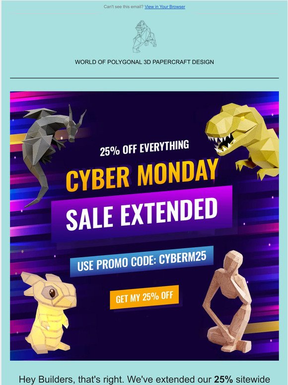 TWO. EXTRA. DAYS. for Cyber Monday Shopping! 😱🎉