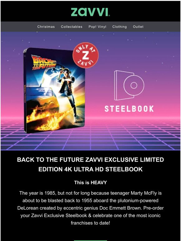 Exclusive BTTF 4k UHD Steelbook! This is HEAVY 🩺