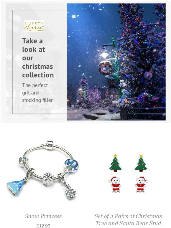 Christmas Jewellery From Liberty Charms